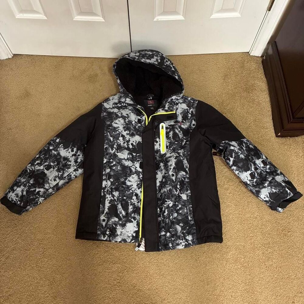 Unbranded Men's Grey and Black Coat